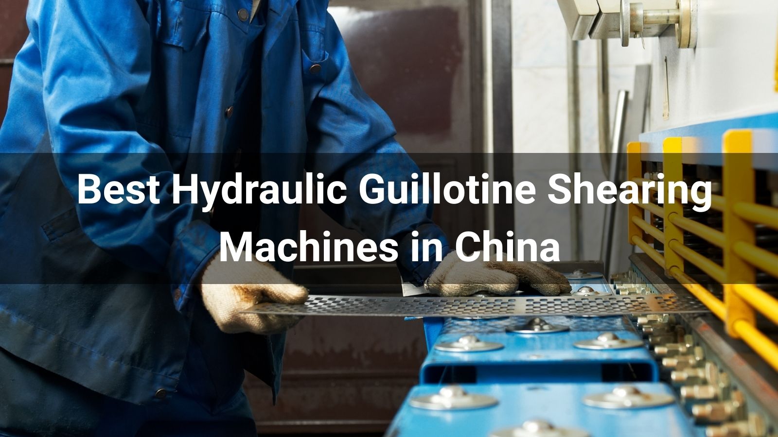 10 Best Hydraulic Guillotine Shearing Machines in China (2026 Reviews)