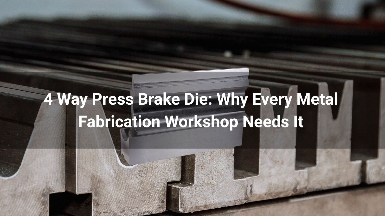 4 Way Press Brake Die: Why Every Metal Fabrication Workshop Needs It